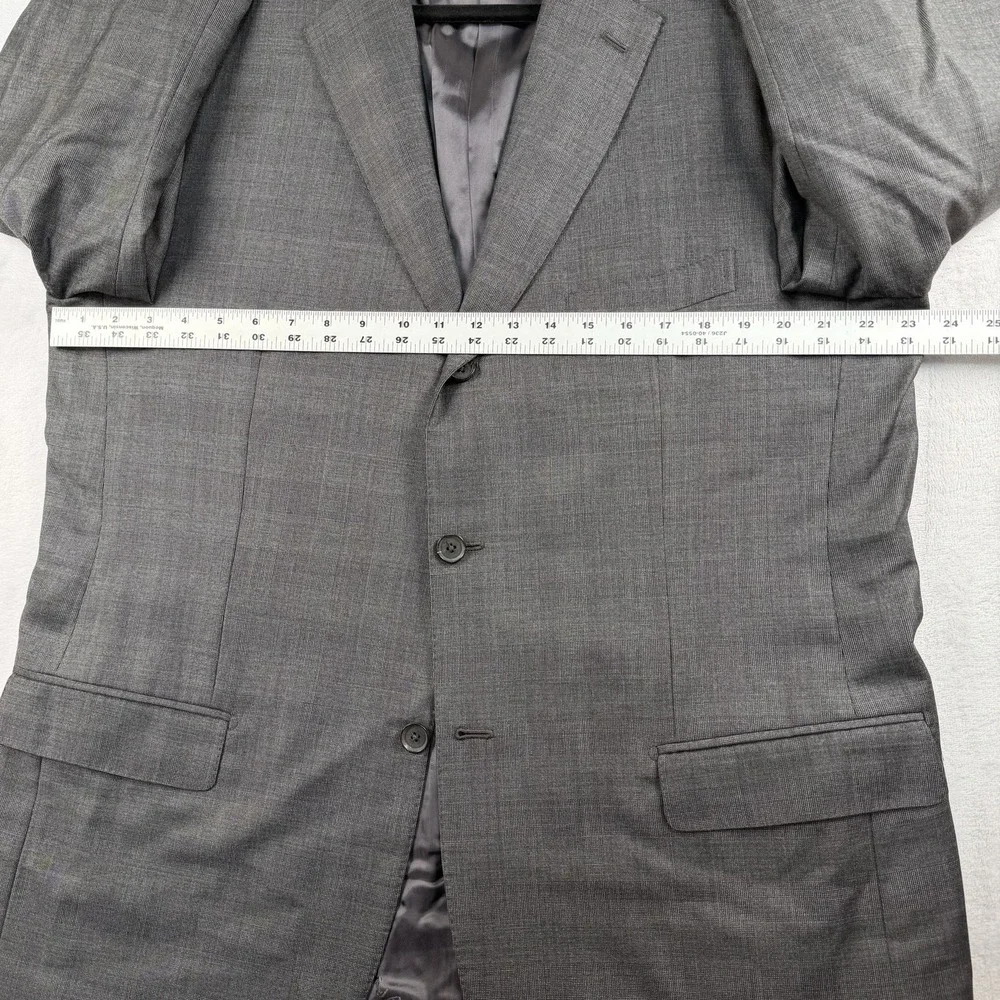 Gianluca Isaia Napoli Suit Jacket Men's 46R Plaid Tartan Sport Coat Blazer